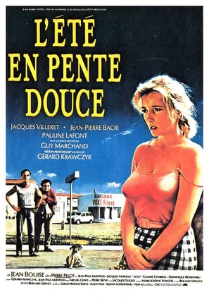 L&#039;&eacute;t&eacute; en pente douce - French Movie Poster (thumbnail)