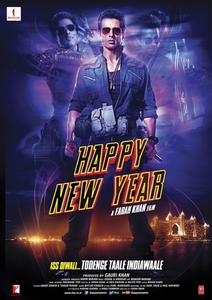 Happy New Year - Indian Movie Poster (thumbnail)