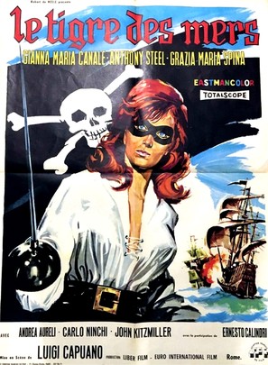 La tigre dei sette mari - French Movie Poster (thumbnail)