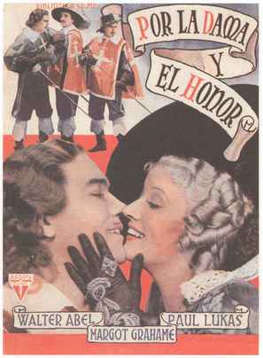 The Three Musketeers - Spanish Movie Poster (thumbnail)