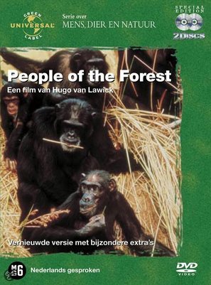 People of the Forest: The Chimps of Gombe - Dutch DVD movie cover (thumbnail)