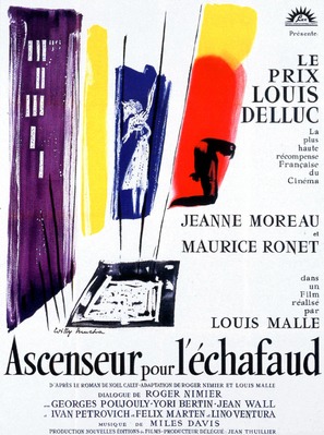 Ascenseur pour l&#039;&eacute;chafaud - French Movie Poster (thumbnail)