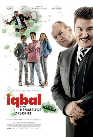 Iqbal &amp; den hemmelige opskrift - Danish Movie Poster (thumbnail)