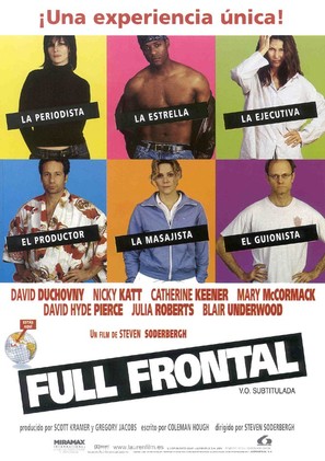 Full Frontal - Spanish Movie Poster (thumbnail)