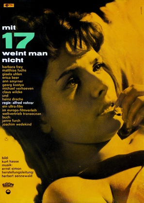 Mit 17 weint man nicht - German Movie Poster (thumbnail)