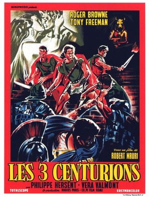 Tre centurioni, I - French Movie Poster (thumbnail)