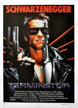 The Terminator - Italian Movie Poster (thumbnail)