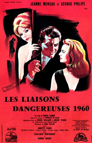 Les liaisons dangereuses - French Movie Poster (thumbnail)