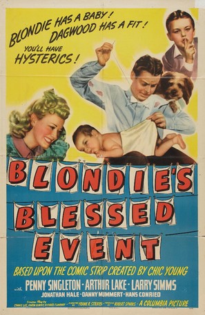Blondie&#039;s Blessed Event - Movie Poster (thumbnail)