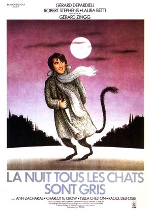 La nuit, tous les chats sont gris - French Movie Poster (thumbnail)