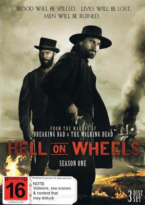&quot;Hell on Wheels&quot; - New Zealand DVD movie cover (thumbnail)