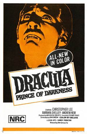 Dracula: Prince of Darkness - Australian Movie Poster (thumbnail)