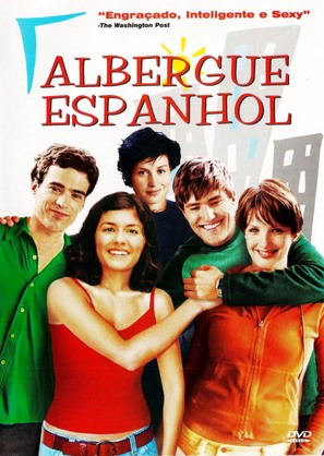 L&#039;auberge espagnole - Brazilian DVD movie cover (thumbnail)