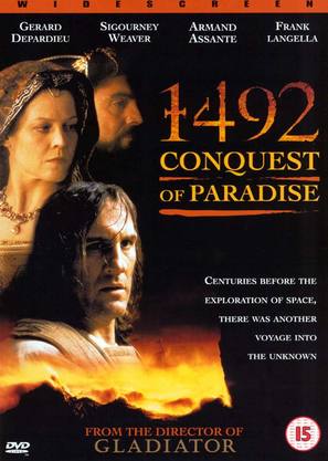 1492: Conquest of Paradise - British DVD movie cover (thumbnail)