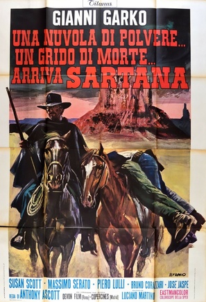 Una nuvola di polvere... un grido di morte... arriva Sartana - Italian Movie Poster (thumbnail)