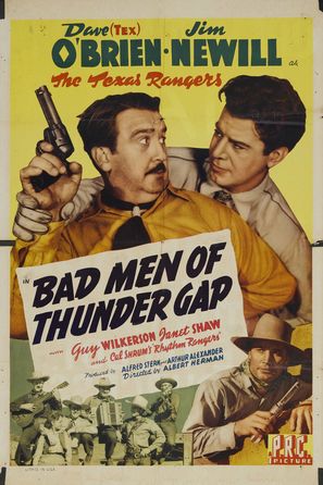 Bad Men of Thunder Gap - Movie Poster (thumbnail)