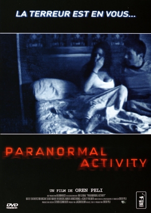Paranormal Activity - French DVD movie cover (thumbnail)