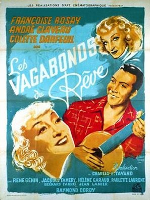 Les vagabonds du r&ecirc;ve - French Movie Poster (thumbnail)