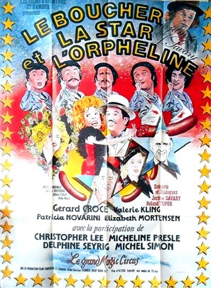 Le boucher, la star et l&#039;orpheline - French Movie Poster (thumbnail)