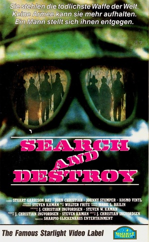 Search and Destroy - German VHS movie cover (thumbnail)