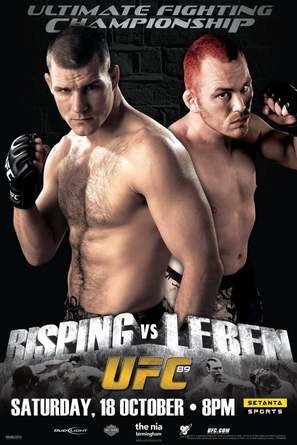 UFC 89: Bisping v Leben - Movie Poster (thumbnail)