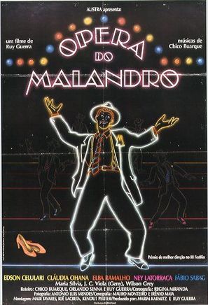 &Oacute;pera do Malandro - Brazilian Movie Poster (thumbnail)
