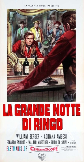 La grande notte di Ringo - Italian Movie Poster (thumbnail)