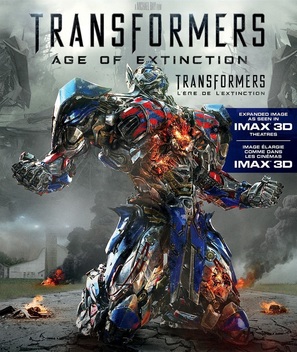 Transformers: Age of Extinction - Canadian Blu-Ray movie cover (thumbnail)