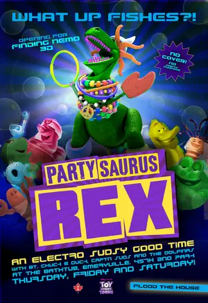 Partysaurus Rex Poster