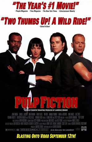 Pulp Fiction - Video release movie poster (thumbnail)