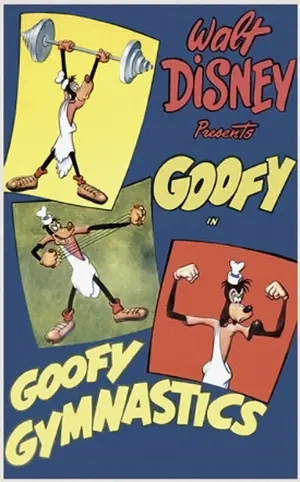 Goofy Gymnastics Poster