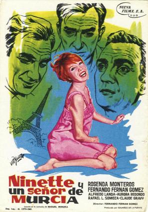 Ninette y un se&ntilde;or de Murcia - Spanish Movie Poster (thumbnail)