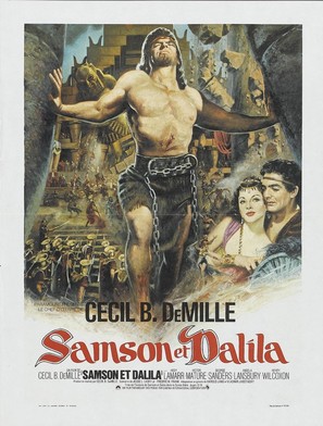 Samson and Delilah - French Movie Poster (thumbnail)