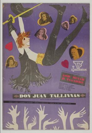 Don Juan Tallinnas - Estonian Movie Poster (thumbnail)