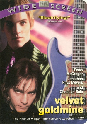 Velvet Goldmine - DVD movie cover (thumbnail)