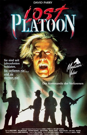 The Lost Platoon - German VHS movie cover (thumbnail)