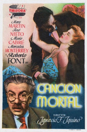Canci&oacute;n mortal - Spanish Movie Poster (thumbnail)