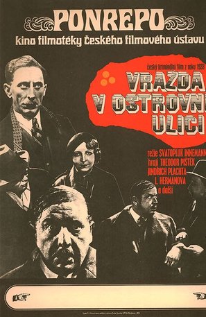Vrazda v Ostrovni ulici - Czech Movie Poster (thumbnail)