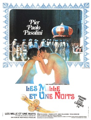 Il fiore delle mille e una notte - French Movie Poster (thumbnail)