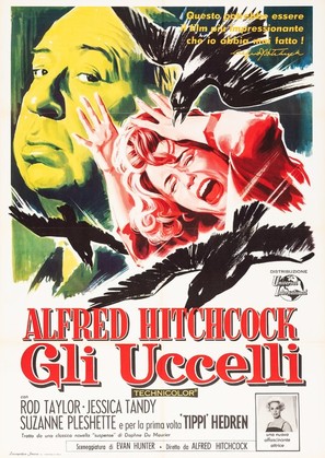 The Birds - Italian Movie Poster (thumbnail)