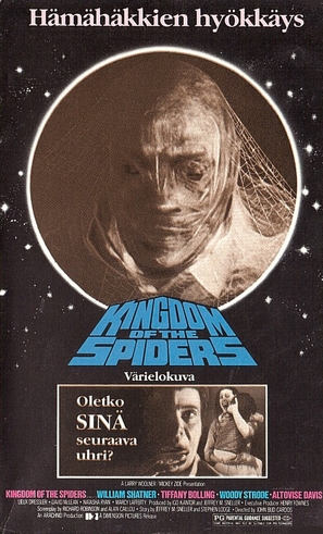 Kingdom of the Spiders - Finnish VHS movie cover (thumbnail)