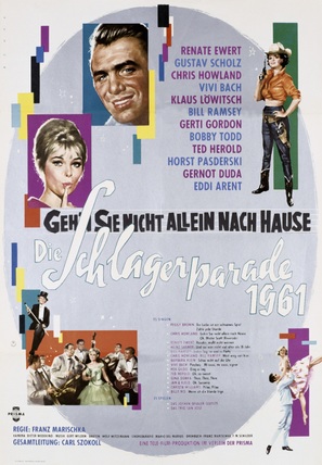 Schlagerparade 1961 - German Movie Poster (thumbnail)