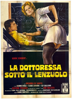 La dottoressa sotto il lenzuolo - Italian Movie Poster (thumbnail)