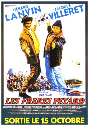 Les fr&egrave;res P&eacute;tard - French Movie Poster (thumbnail)