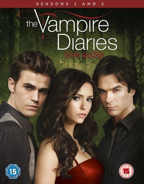 &quot;The Vampire Diaries&quot; - British Blu-Ray movie cover (thumbnail)