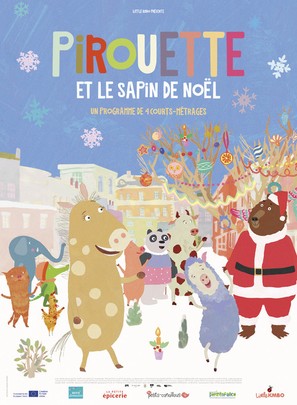 Hopscotch and the Christmas Tree - French Movie Poster (thumbnail)