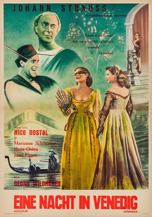 Eine Nacht in Venedig - German Movie Poster (thumbnail)