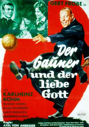 Der Gauner und der liebe Gott - German Movie Poster (thumbnail)