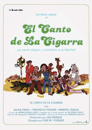 El canto de la cigarra - Spanish Movie Poster (thumbnail)