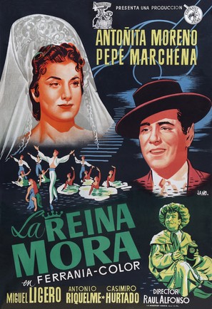 La reina mora - Spanish Movie Poster (thumbnail)